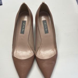 SJP Heels..neutral tan/blush color 2 3/4 heel great height!